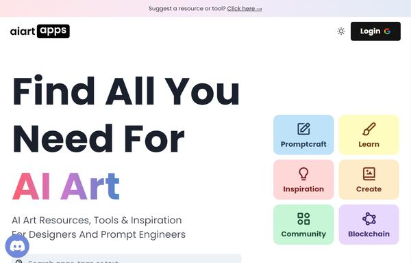 AI Art Apps Database ai-tool