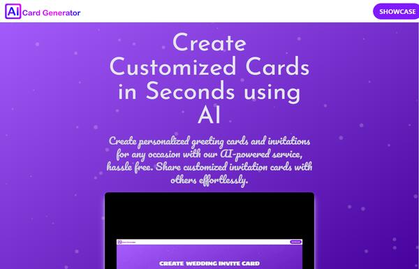 AI Card Generator ai-tool