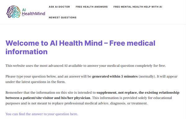 AI Health Mind ai-tool