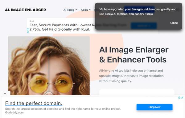 AI. Image Enlarger ai-tool