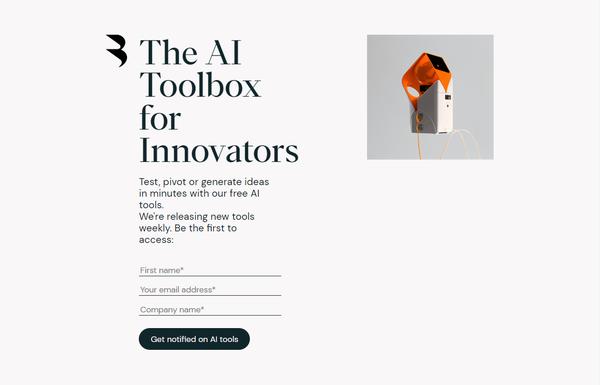 AI Toolbox for Innovators ai-tool