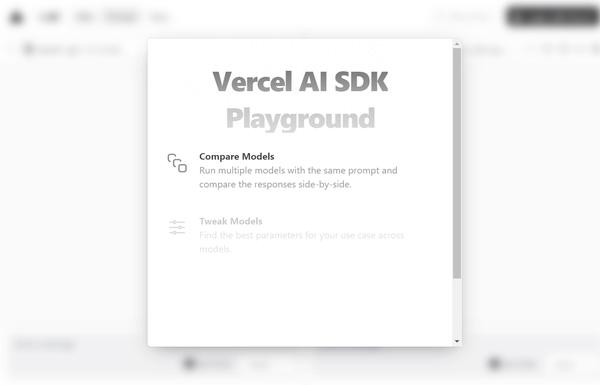 AI Vercel Playground ai-tool