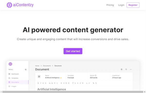 AiContentzy ai-tool