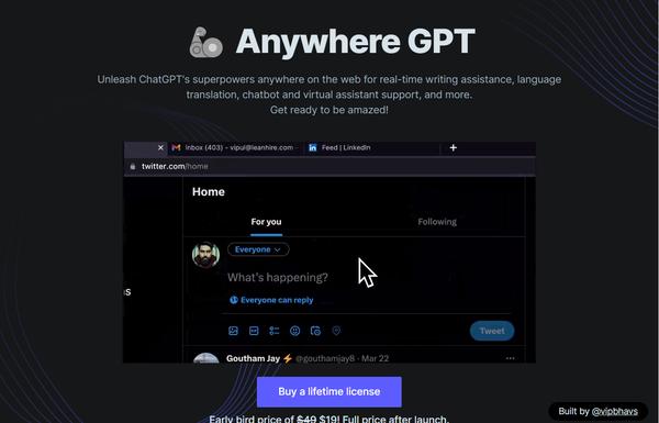 Anywhere GPT ai-tool