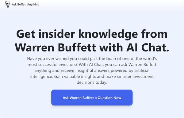 Ask Buffet Anything ai-tool