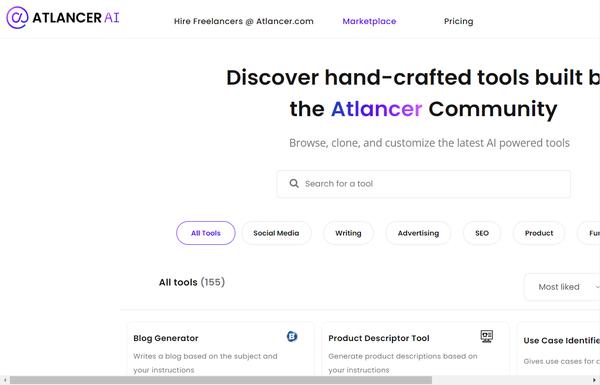 Atlancer AI ai-tool