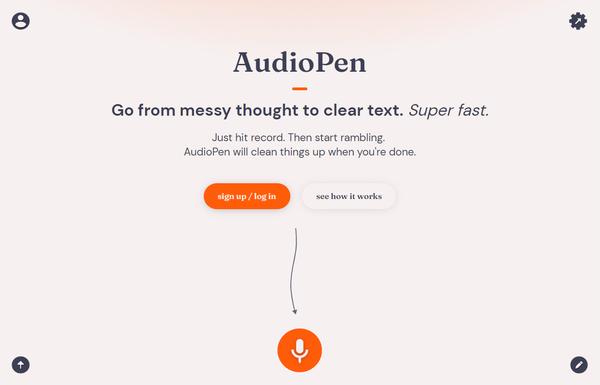 AudioPen ai-tool