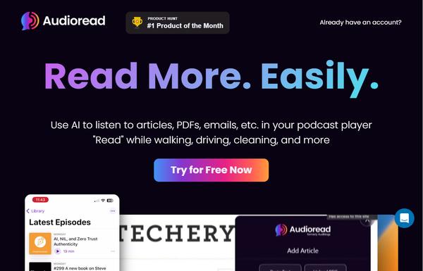 Audioread.com ai-tool