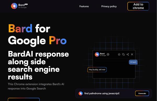 Bard for Google Pro ai-tool