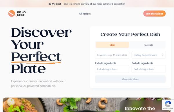 Be My Chef ai-tool