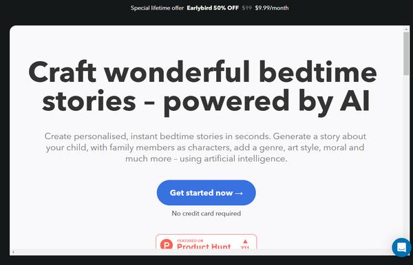 BedtimeStory AI ai-tool