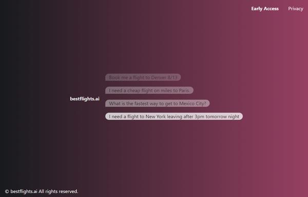 Bestflights ai-tool