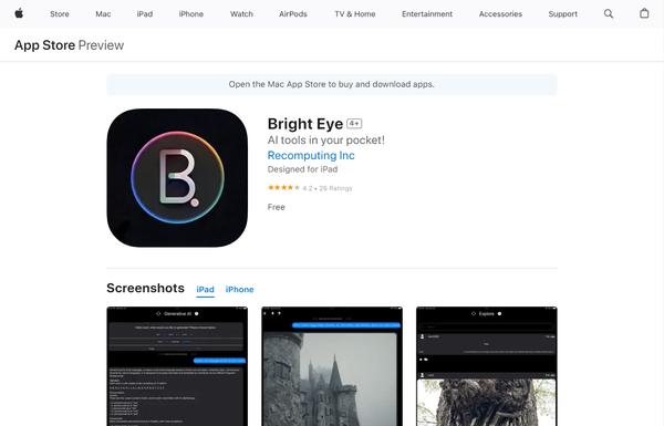 Bright Eye ai-tool