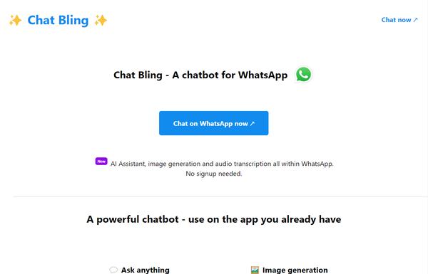 Chat Bling ai-tool