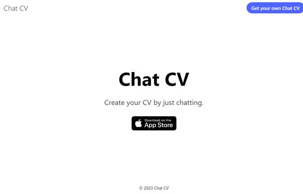 Chat CV ai-tool