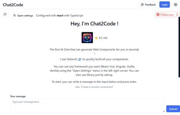 Chat2Code ai-tool