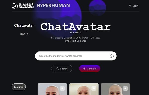 ChatAvatar ai-tool