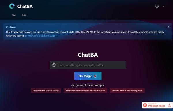 ChatBA ai-tool