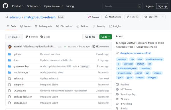 ChatGPT Auto Refresh ai-tool