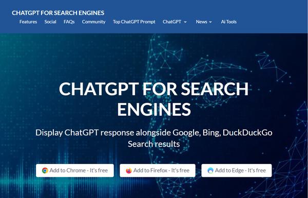 ChatGPT For Search Engines ai-tool