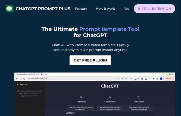 ChatGPT Prompt Plus ai-tool