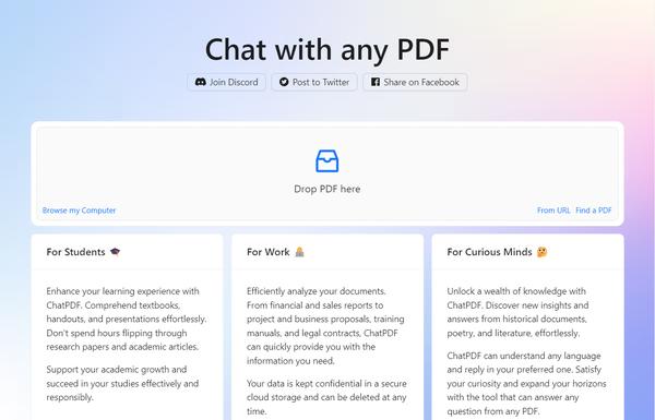 ChatPDF ai-tool