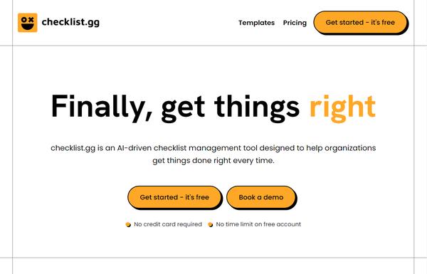 Checklist.gg ai-tool