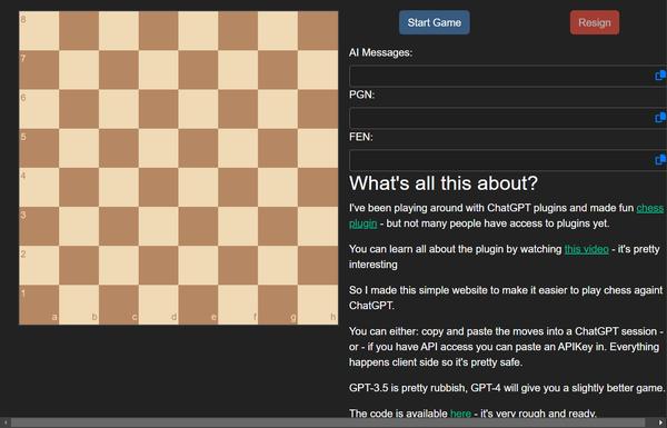 Chess ai-tool