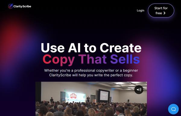 ClarityScribe AI ai-tool