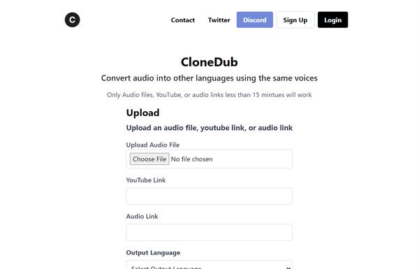 CloneDub ai-tool