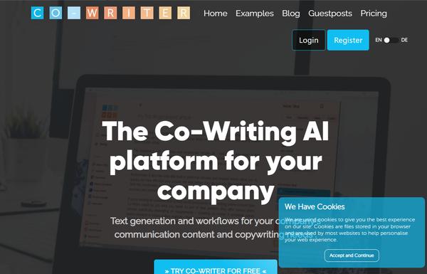 Co-Writer AI ai-tool