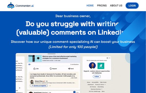 Commenter.ai ai-tool