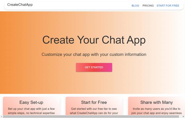 CreateChatApp ai-tool