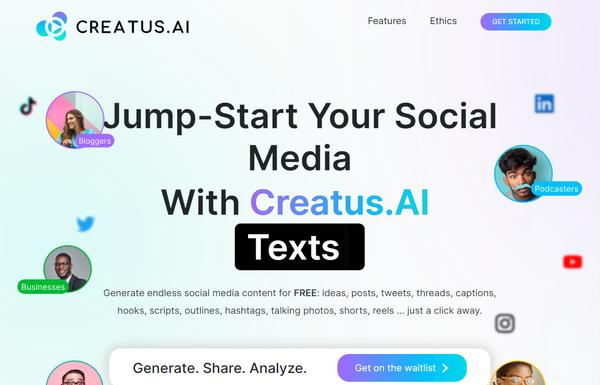 Creatus.AI ai-tool