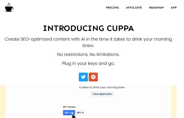 Cuppa ai-tool