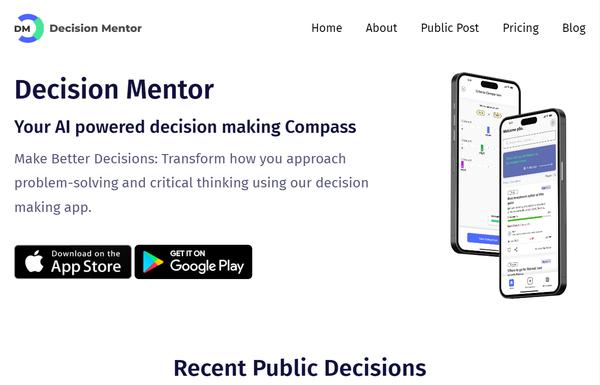 Decision Mentor ai-tool