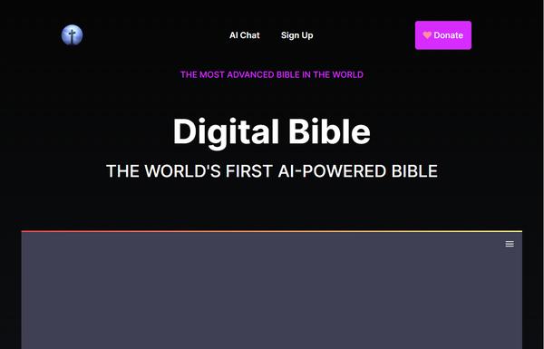 Digital Bible ai-tool