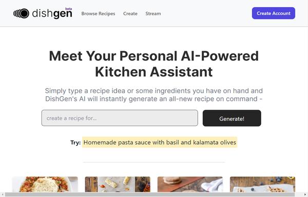 DishGen ai-tool