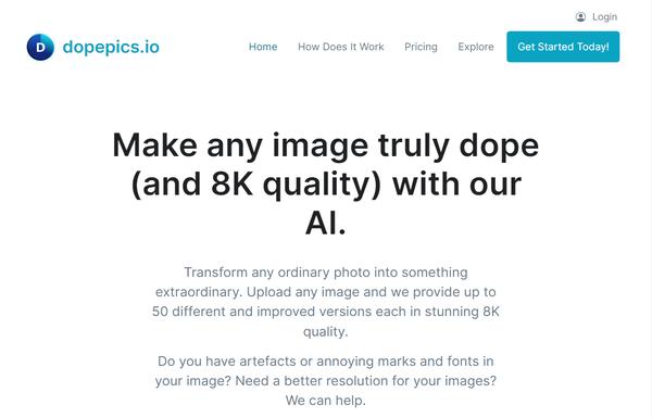 Dopepics.io ai-tool