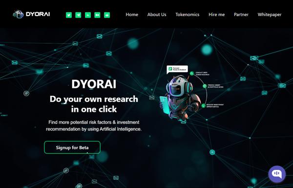 DYORAI: Your Personal Crypto Research Assistant ai-tool