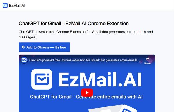 EzMail ai-tool