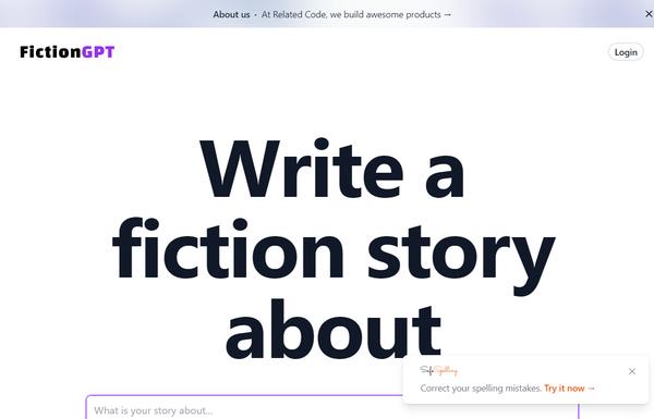 FictionGPT ai-tool