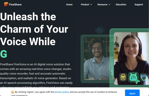 FineShare FineVoice ai-tool