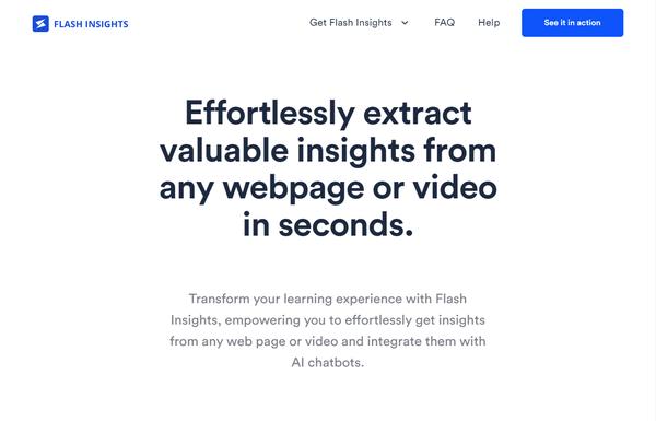 Flash Insights ai-tool