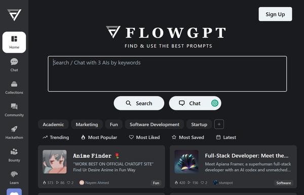 FlowGPT ai-tool