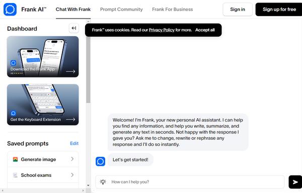 Frank AI ai-tool