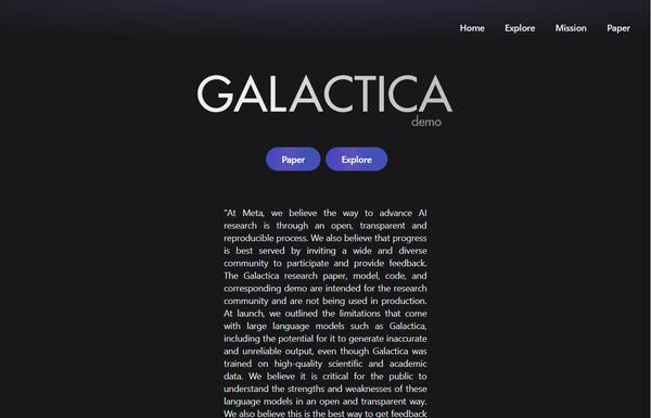 Galactica ai-tool