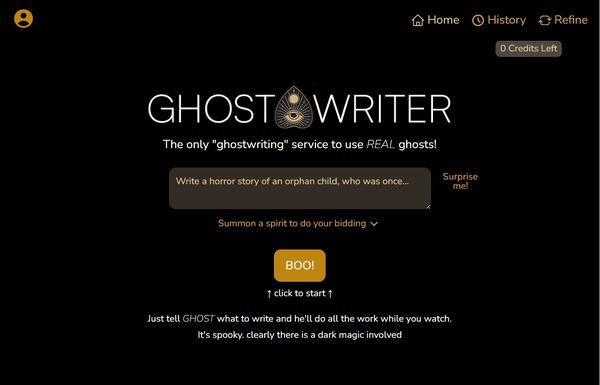 GhostWriter ai-tool