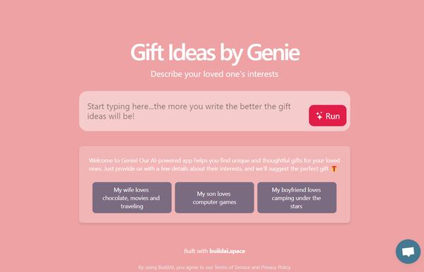 Gifts Genie ai-tool