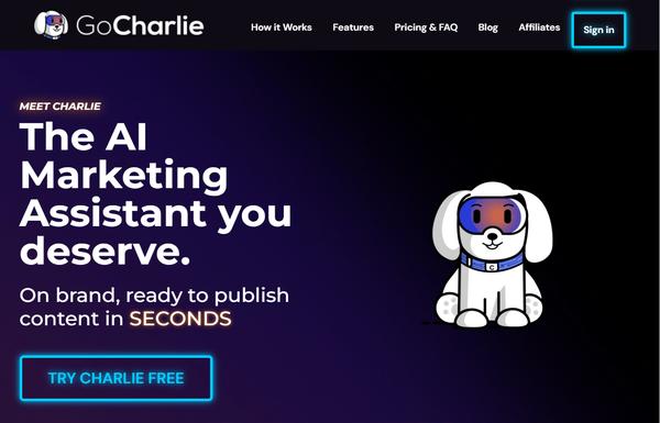 Go Charlie ai-tool